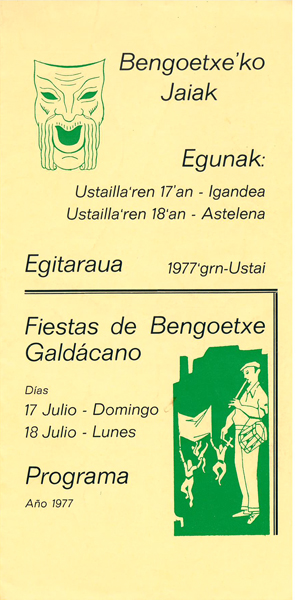 Bengoetxeko jaiak;1977,1982,1985,