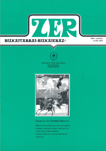 ZER. Bizkaitarrai-Bizkaieraz     (288n. - 315n.)