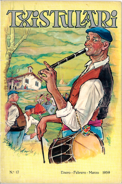 TXISTULARI; Bolet&iacute;n de la Asociaci&oacute;n de Txistularis del Pa&iacute;s Vasco-Navarro; 1959, 1960