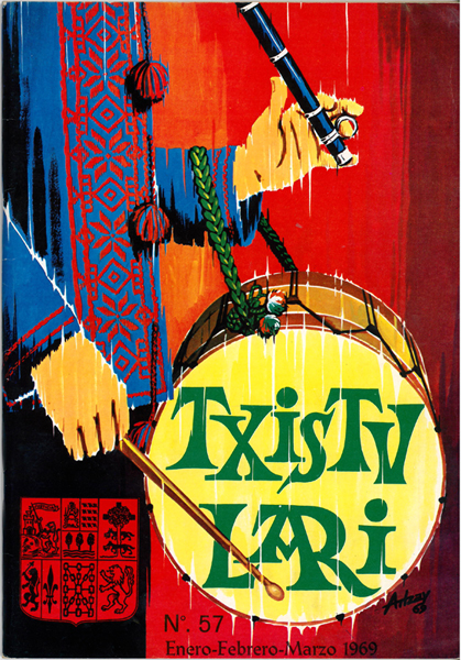 TXISTULARI; Bolet&iacute;n de la Asociaci&oacute;n de Txistularis del Pa&iacute;s Vasco; 1969, 1970