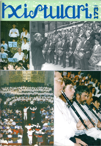 TXISTULARI Aldizkaria; Euskal Herriko Txistularien Elkartea; 1998