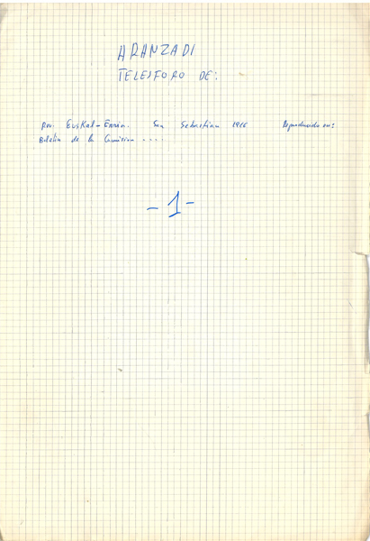 Telesforo Aranzadi; 1