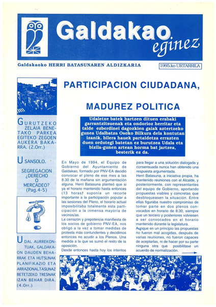 Galdakao eginez;Galdakaoko Herri Batasunaren aldizkaria