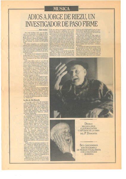 Adios a Jorge de Riezu, un investigador de paso firme;