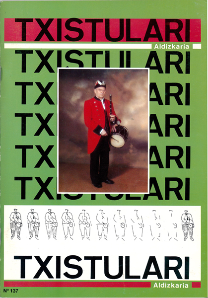 TXISTULARI Aldizkaria; Euskal Herriko Txistularien Elkartea; 1989-1990