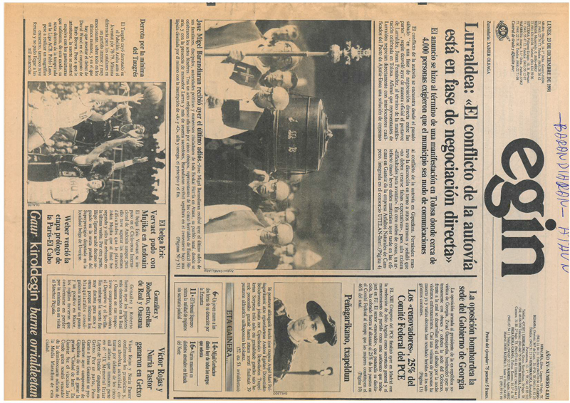 Joxe Migel barandiaran recibi&oacute; ayer el &uacute;ltimo adi&oacute;s;
