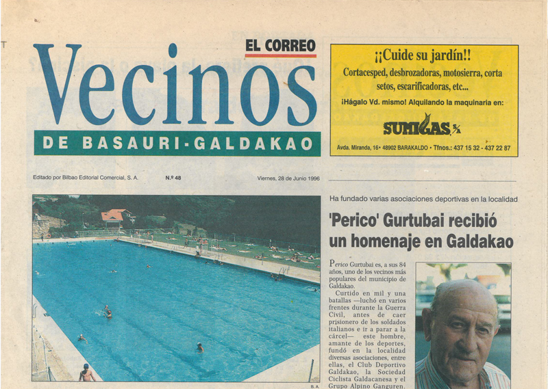 Correo; Vecinos. Junio y Octubre 1991; N&ordm; 1-3-10 de 1992;28-31 de 1994; 44 y 48 de 1996;